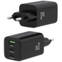 Aisens Cargador GaN 65W con 2x USB-C y 1x USB-A Negro